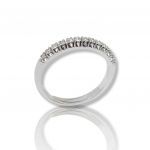 Eternity white gold k18 ring with 13 diamonds (T2427)